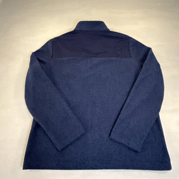 Ben Hogan Performance Men Med Dura Fleece Full Zip Golf Jacket, up to Color BLUE - Picture 7 of 9